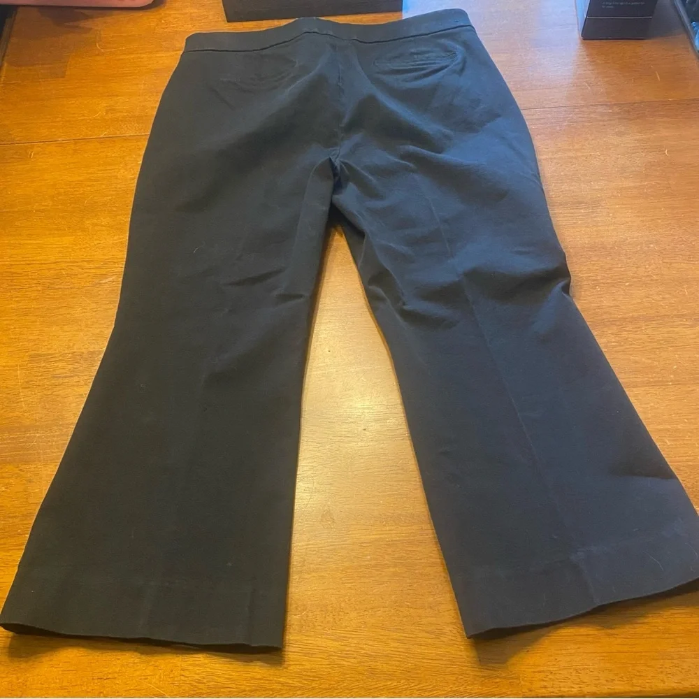 J. Crew Black Kelsey Flared Ankle Pant 14
